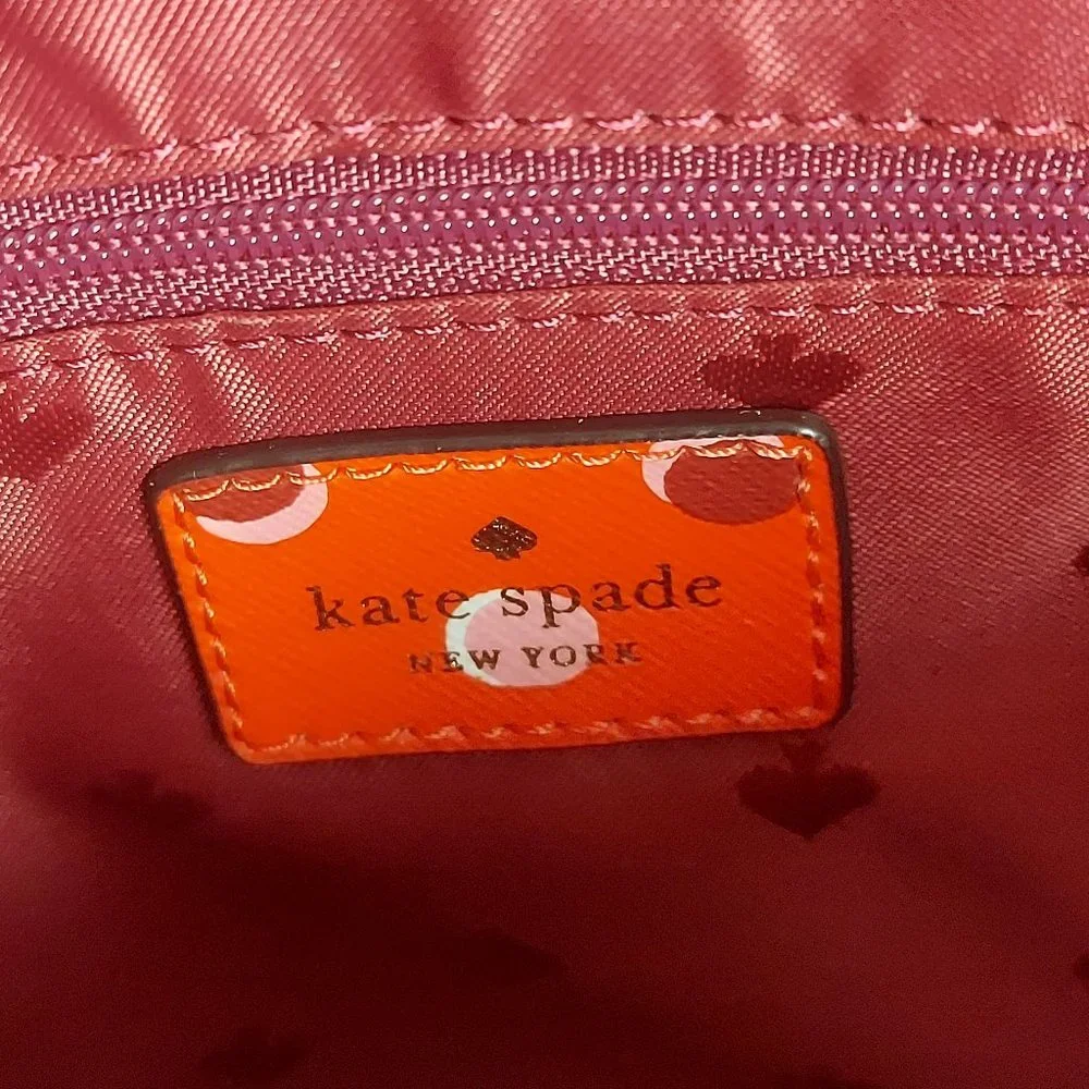 NWT KATE SPADE NEW YORK COVE STREET FIESTA DOT DODY (DIGITAL RED)
